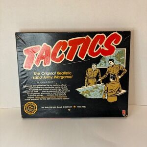 Tactics Original Land Army War Board Game Strategy 25th Anniversary Ed Damaged
